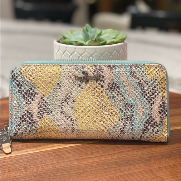 Cole Haan Rainbow Snakeskin Wallet